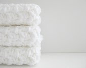 cotton crochet washcloth/face scrubbies AND you can pick the colors