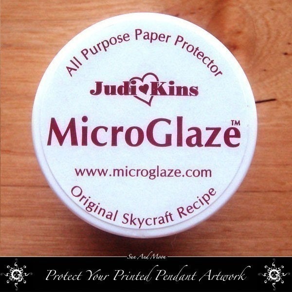MicroGlaze - Use for Scrapbooking, and Making Glass Tile Pendants, Scrabble Jewelry, Bottle Cap Necklaces and Craft Projects
