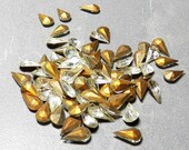 Vintage Crystal Clear 11x6mm Faceted Pear Teardrop Glass Stones (12)