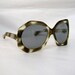 Vintage 60s Sunglasses massive bugeye sunglasses Mod tortoise Polaroid Cool Ray