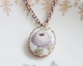 Vintage Cabocohon Necklace... "Abigail"