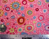 Kaffe Fassett ROMAN GLASS Pink GP01 Quilt Fabric 1 Yard