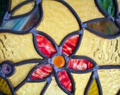 Stained Glass flower 8x10