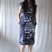 Christmas Sale 25% off Black & Gray Abstract Dot Print Dress
