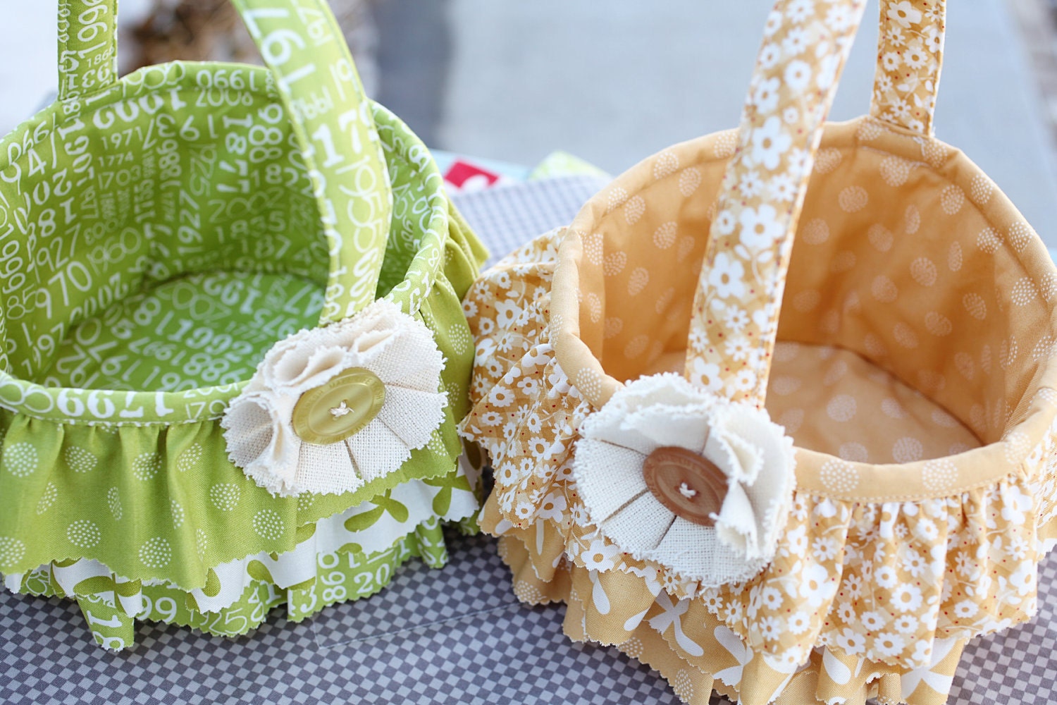 Ruffle Easter Basket - Download Pattern