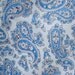 RESERVED for Patti C. Vintage Apron Blue Paisley Full Bib Cobbler X Large