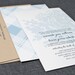 Amanda Wedding Invitation - Recycled Tree Invitation (Sample)