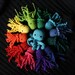 Two Jellyfish Amigurumi Crochet Stuffed Animals - Choose your own colors