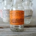 Glass Apothecary Jar with Stopper.  Glycerin & Rose Water.