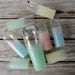 Set of Pastel Glasses & Shakers. Summer Cocktail Party