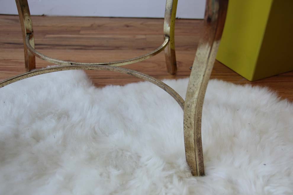 Hollywood Regency Brass Vanity Seat