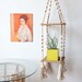 R e s e r v e d Large Chunky Boho Tiered Woven Plant Hanger