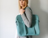 Vintage Samsonite Aqua Blue Sparkle TOTE Bag Pick Your Poison LUGGAGE