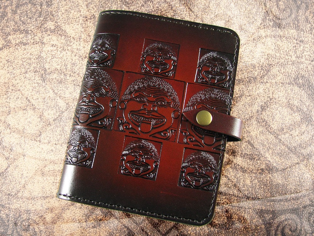 Leather Journal Cover - Gorgon Medusa (Russet)