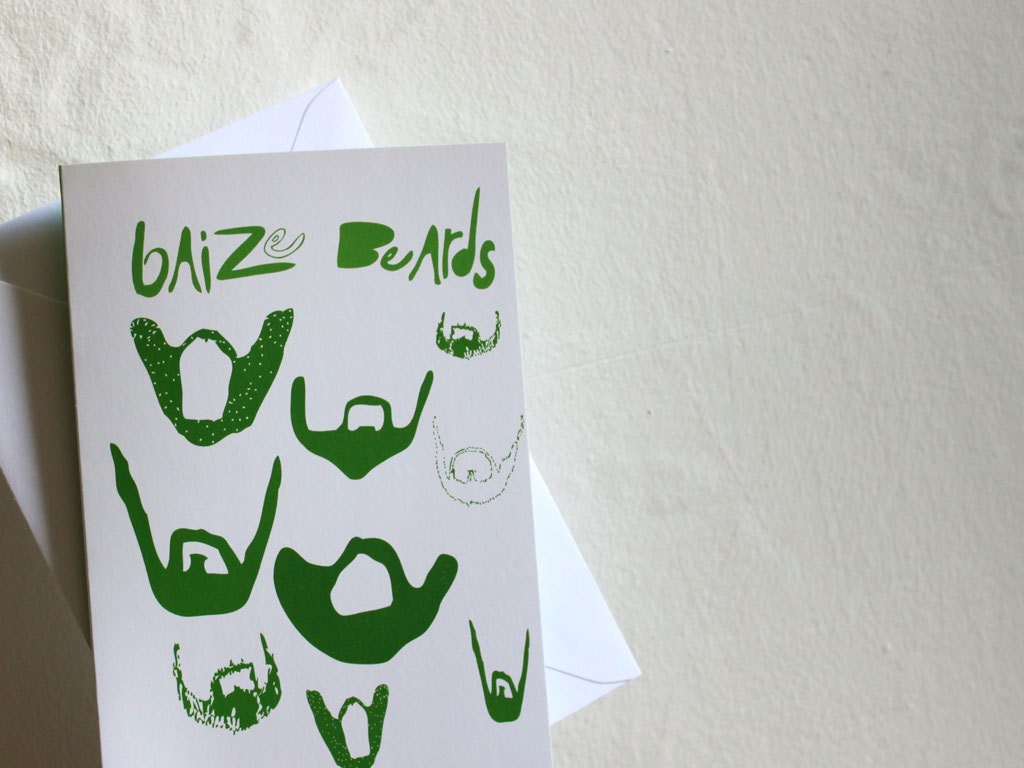 SALE: Baize Beards card