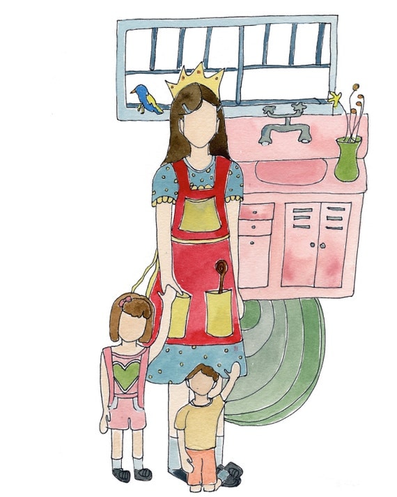Mothers day mom print, 8x10
