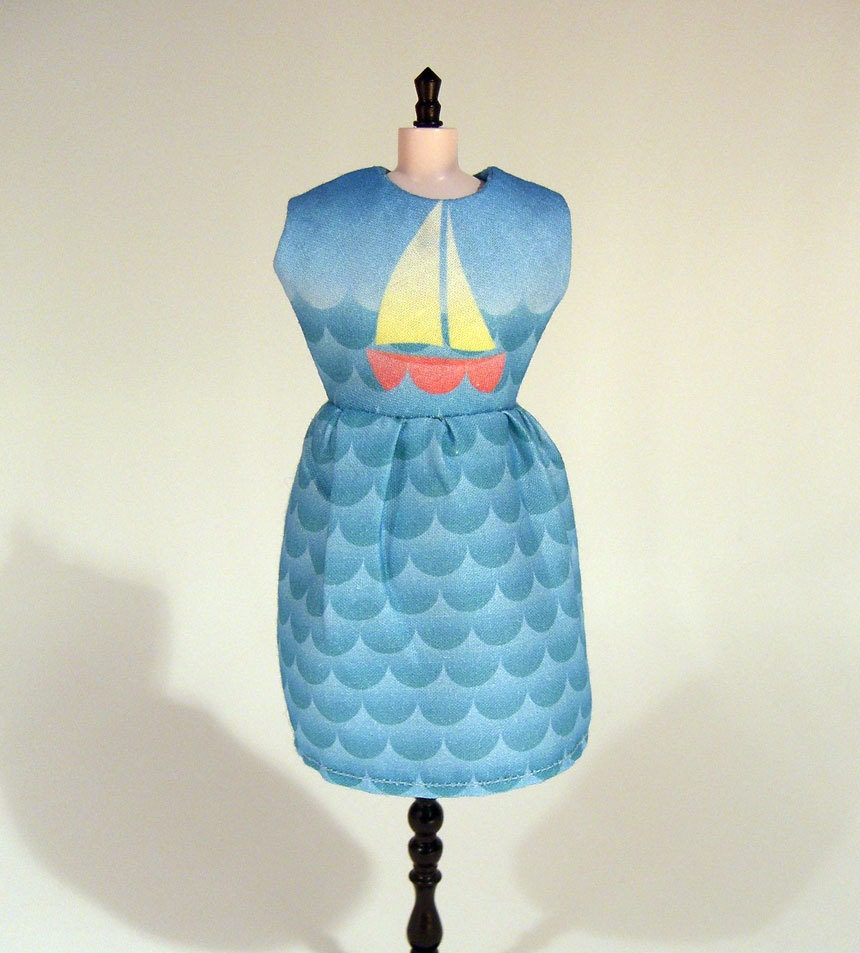 DIY Blythe Sailboat Dress