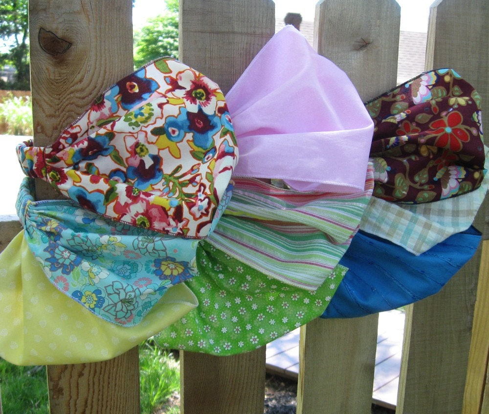 Girls Fabric Headband: Lemon yellow