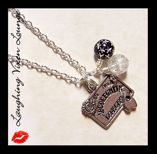 Ouija Board Jewelry - Ouija Board Necklace Style A - Supernatural Jewelry - Supernatural Necklace - Witch Jewelry - Horror Jewelry