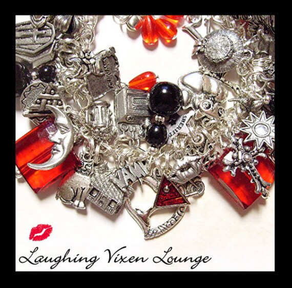 Vampire Jewelry - True Blood Inspired - Vampire Ultimate Bracelet - Vampire Bracelet - Charm Bracelet - Horror Bracelet - Horror Jewelry