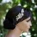 Bridal Hair Comb Leaves Headpiece Vintage Wedding Comb Rhinestone Wedding Hair Accessories Leaves Headpiece IVY