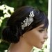 Bridal Hair Comb Leaves Headpiece Vintage Wedding Comb Rhinestone Wedding Hair Accessories Leaves Headpiece IVY