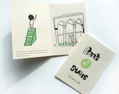 Hand printed zine- Book of Stairs