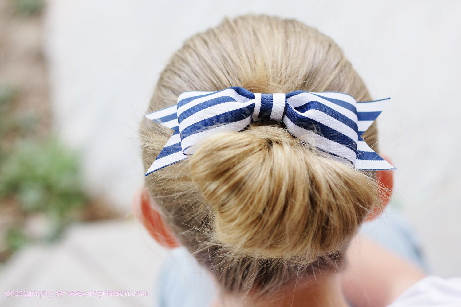 Sailor Navy with White Stripe. Summer Sweets Barbecue Bow.
