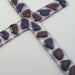 Fused Glass Wall Cross - Purple Plum
