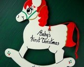 Personalized Rocking Horse ornament
