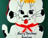 Personalized dog ornament