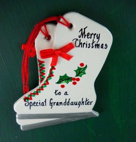 personalized skate ornament