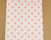 Pink Polka Dot bigger Bitty Bags - set of 20 - food safe - favors, treats, packaging