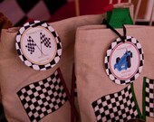 Race Car Party Favor Tags Birthday Party Tags set of 12 by Belleza e Luce Il_170x135