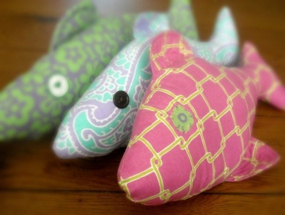 Ready to Ship - Plush Stuffed Animal Toy Fish