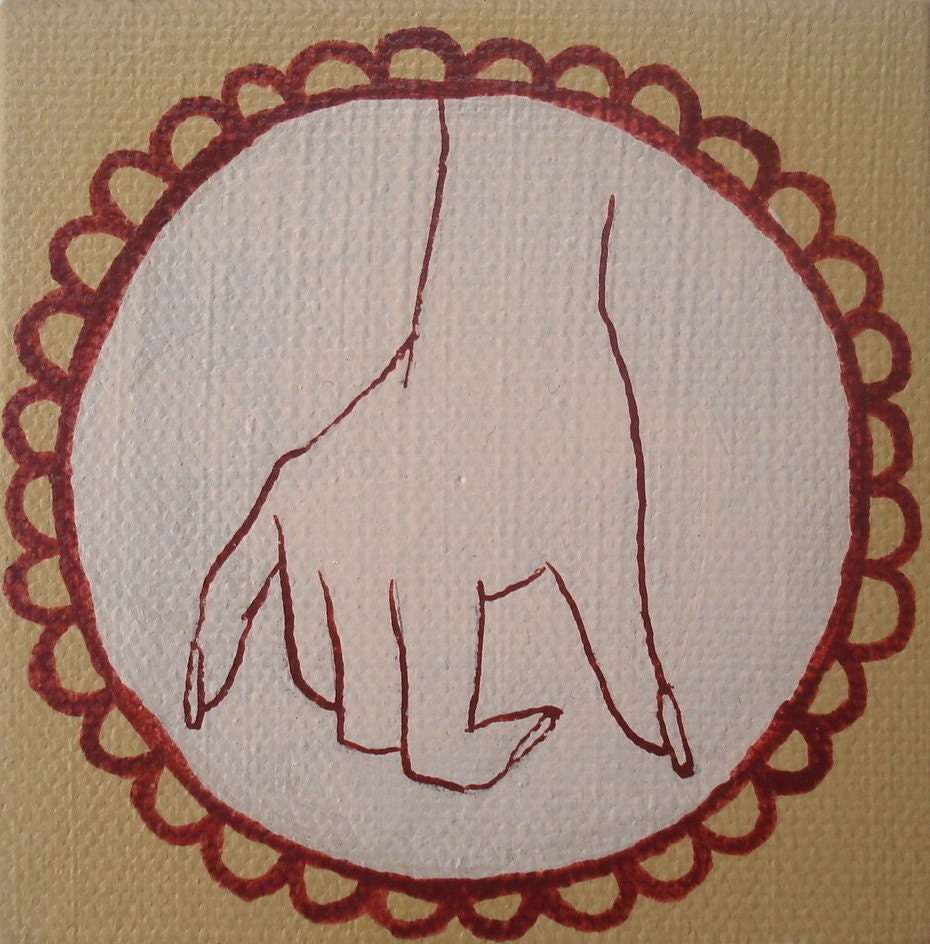 Mini Painting with Hand