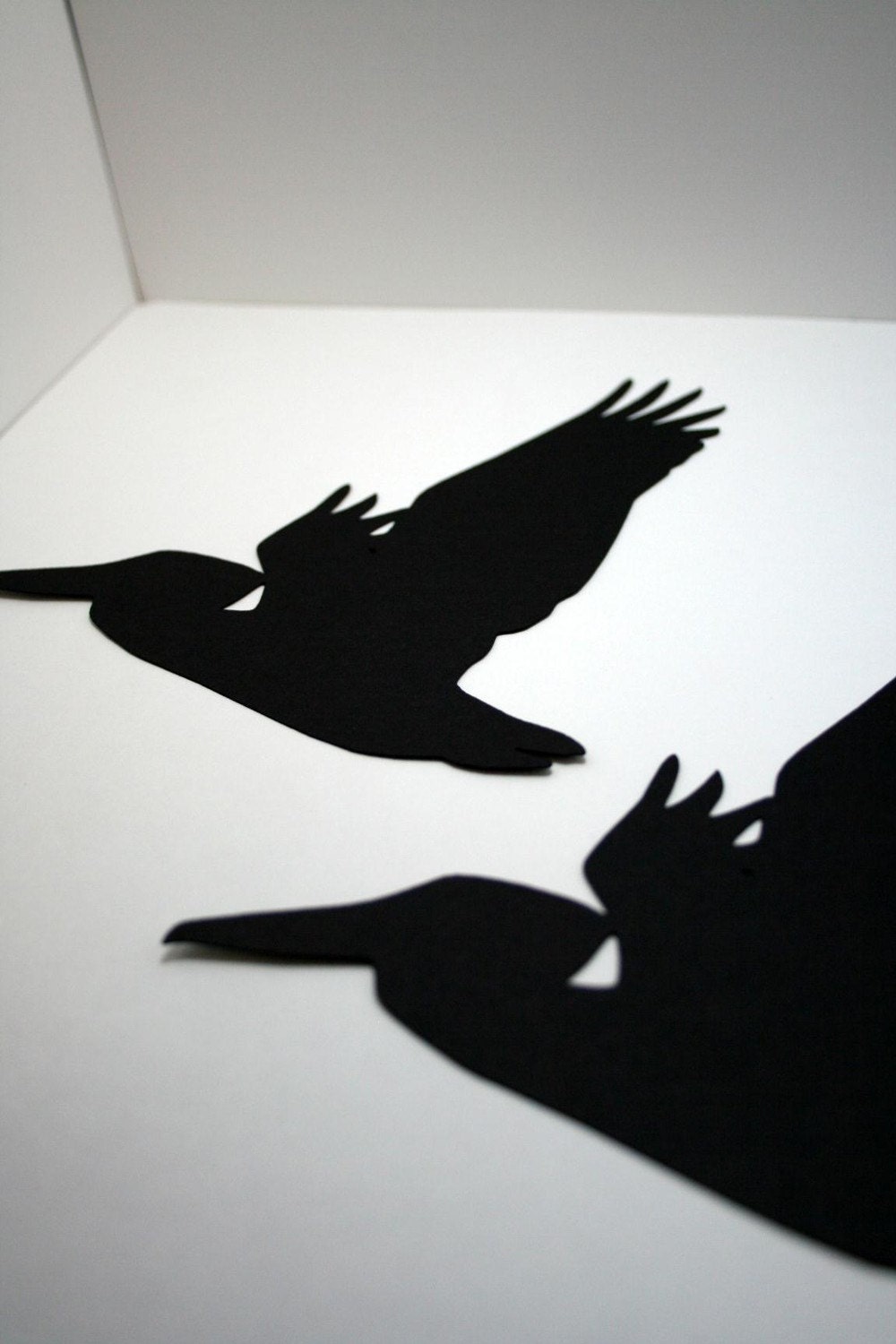 Flying Pelican Die Cut Silhouette Diecut Handmade Embellishments for Scrapbooks, Cards or Home Decor
