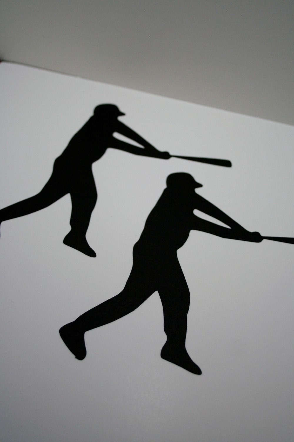 Baseball Player Die Cut Silhouette Handmade Diecut Embellishments for Scrapbooks, Cards or Home Decor