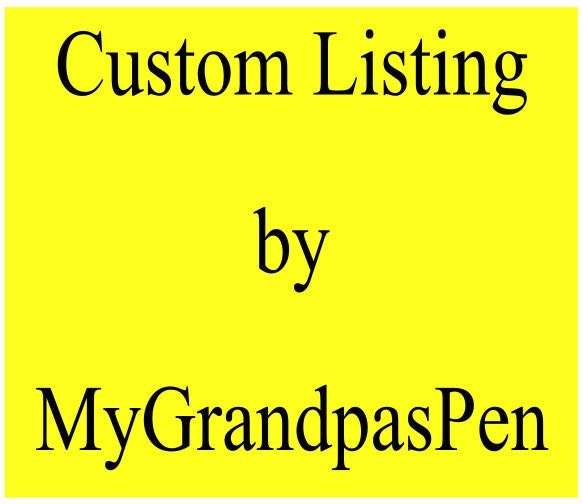 Custom Listing for Shannon