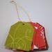 Tag Set of Fifty Hand Punched Upcycled Scrapbooking, Gift, Hang or Merchandise Tags