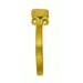 22k gold Square Emerald Renaissance Ring MADE TO ORDER using 100 percent recycled gold
