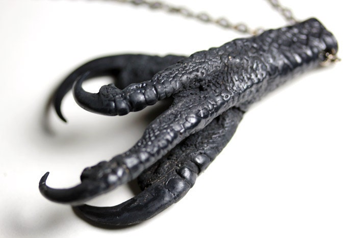 the prophet. owl claw necklace.