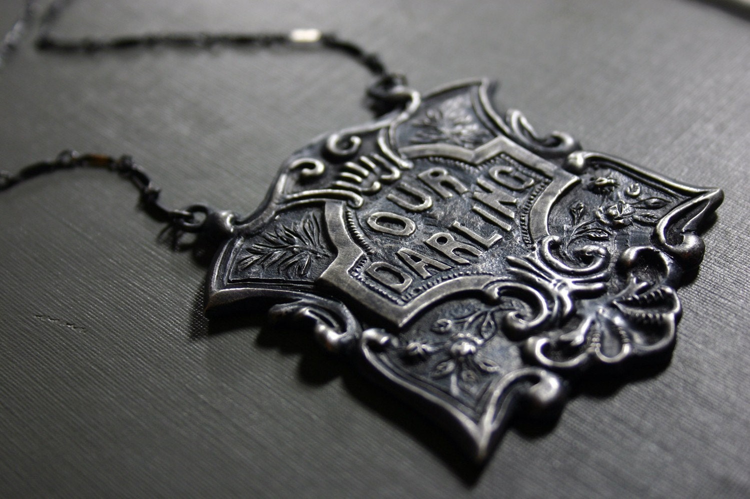 our darling funerary necklace.