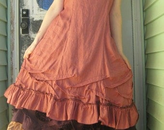Short Ruffle Slip Dress
