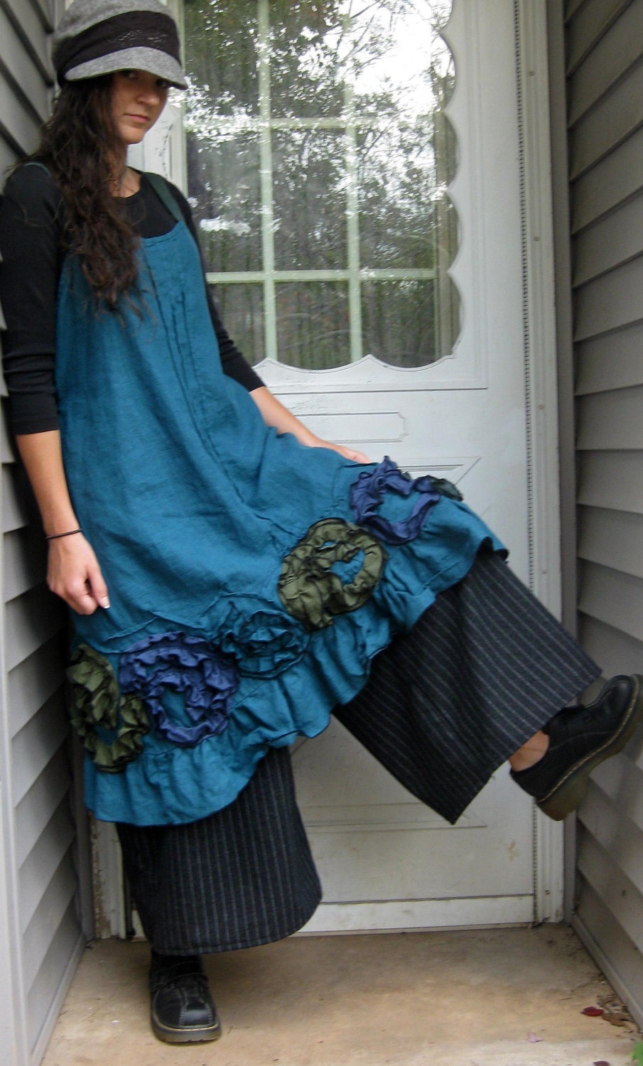 Flouncy Swirl Dress