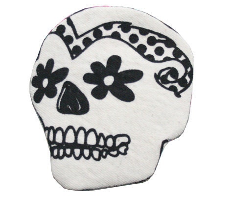 Day of the dead Sugar skull brooch