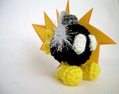 Bomb Omb - Amigurumi Plush Toy - Inspired by Super Mario Bros - MADE TO ORDER -  by lostsentiments