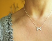 Bow Necklace I Have a Gift Necklace in Sterling Silver