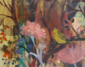 Breath of Cooler Air bird and nature print