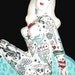 Tattooed Lady Wall Hanging ... Custom Hand Painted One of a Kind Decor